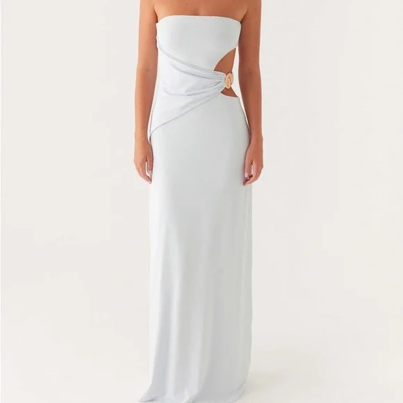 Peppermayo Anetta Maxi Dress Pale Blue - Picture 2 of 4